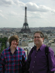 On top of the Arch de Triomphe