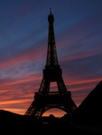 Eiffel Tower Sunset